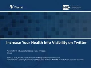 Increase Your Health Info Visibility on Twitter