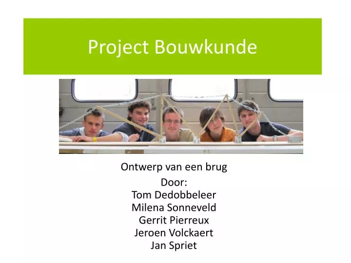 project bouwkunde