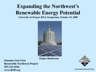 Suzanne Leta Liou Renewable Northwest Project 503-223-4544 RNP