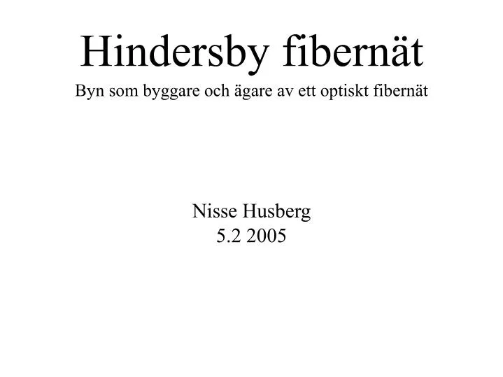 nisse husberg 5 2 2005