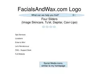 FacialsAndWax Logo