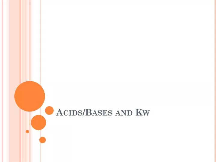 acids bases and kw