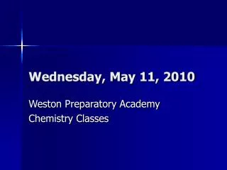 Wednesday, May 11, 2010