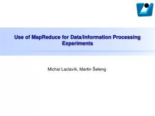 use of mapreduce for data information processing experiments