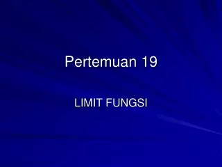 pertemuan 19