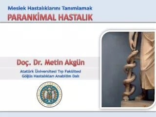 Doç. Dr. Metin Akgün