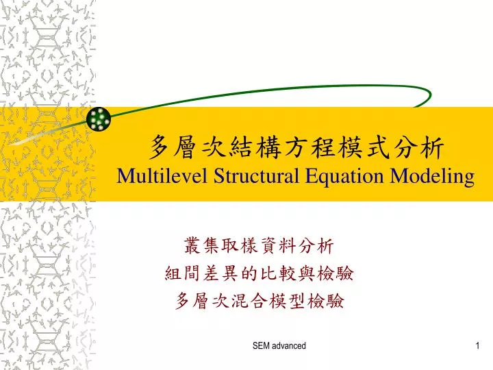 multilevel structural equation modeling