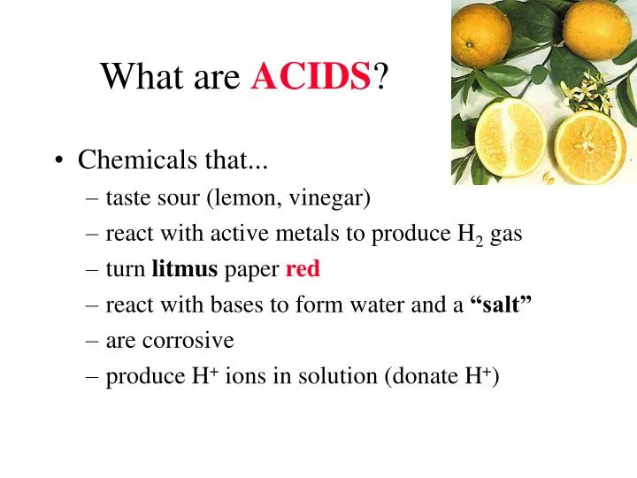 what are acids