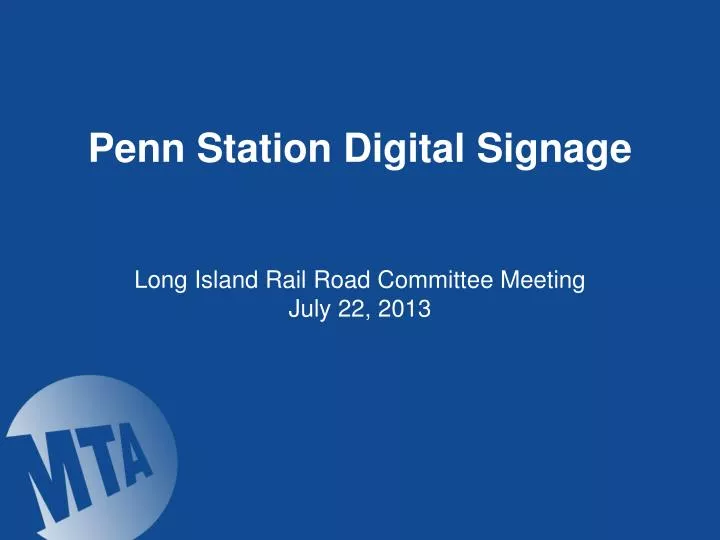 penn station digital signage