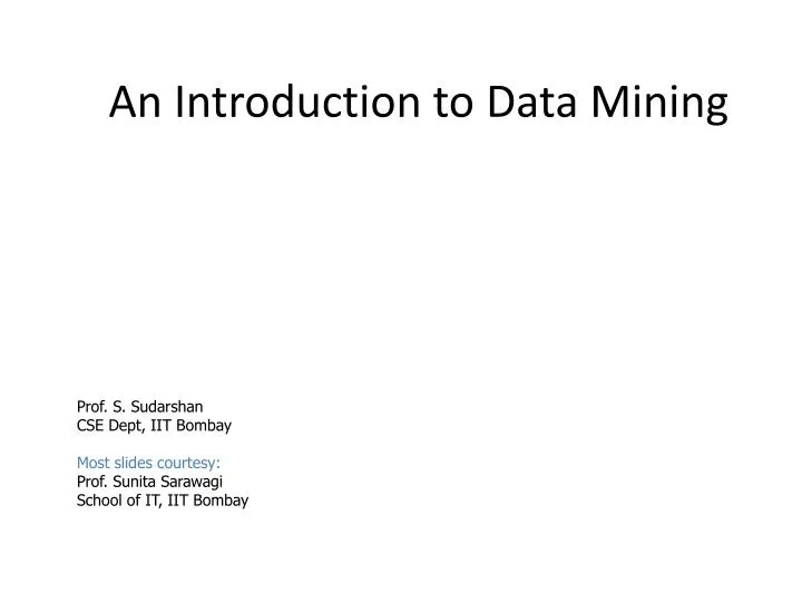 an introduction to data mining