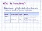 What is limestone? - slide 1