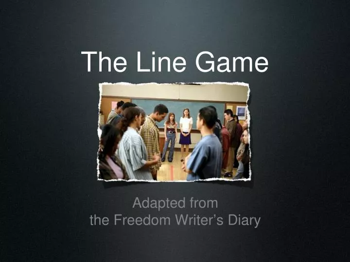 the line game