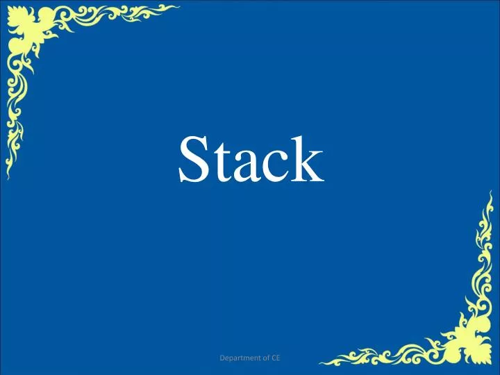 stack