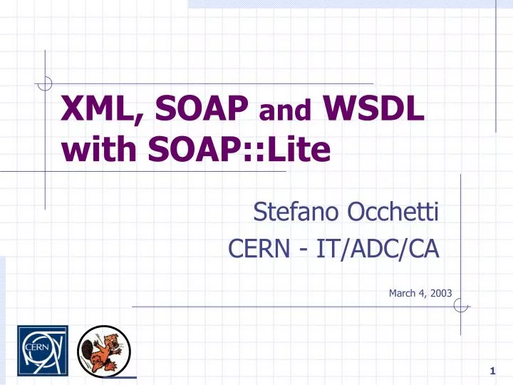 xml soap and wsdl with soap lite