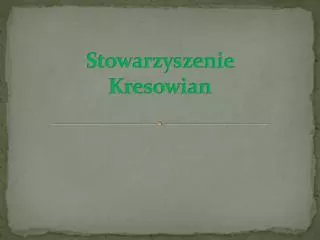 stowarzyszenie kresowian