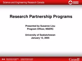 Research Partnership Programs