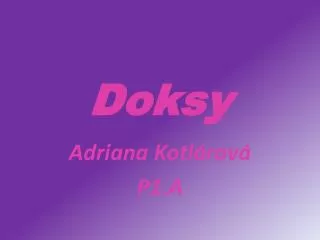 doksy
