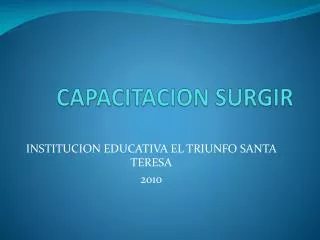 capacitacion surgir