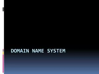 domain name system