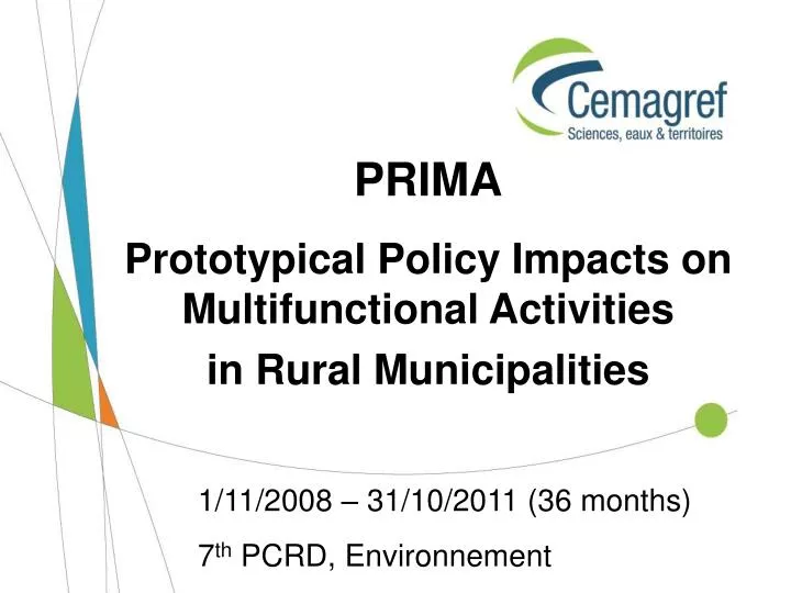 prima prototypical policy impacts on multifunctional activities in rural municipalities