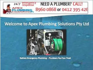 Apex Plumbing Solutions