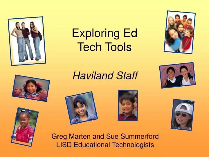 exploring ed tech tools haviland staff