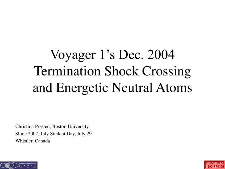 voyager 1 s dec 2004 termination shock crossing and energetic neutral atoms