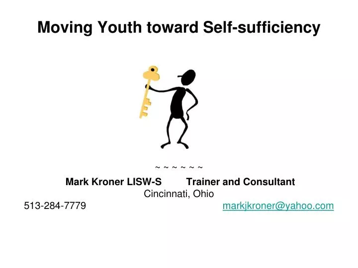 moving youth toward self sufficiency