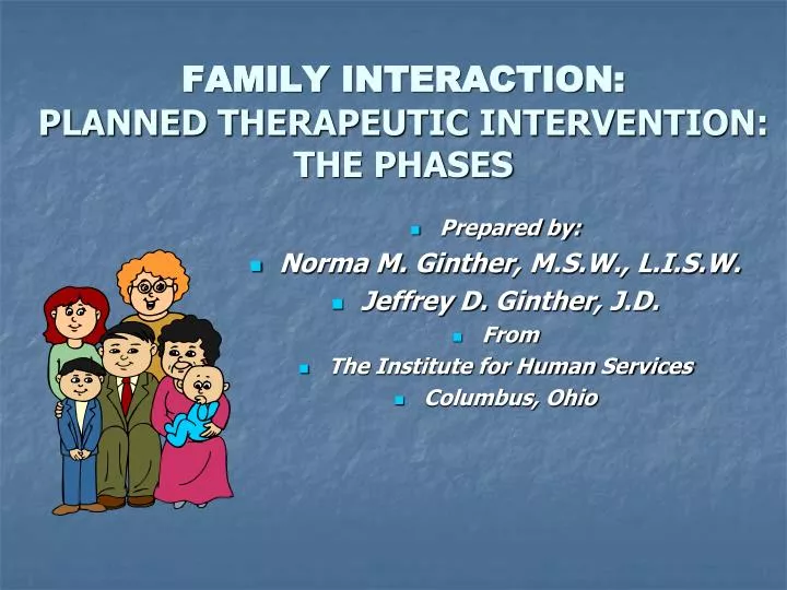 family interaction planned therapeutic intervention the phases
