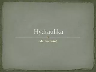 hydraulika
