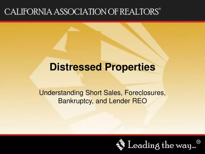 distressed properties