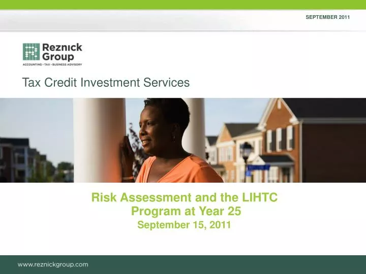 risk assessment and the lihtc program at year 25 september 15 2011