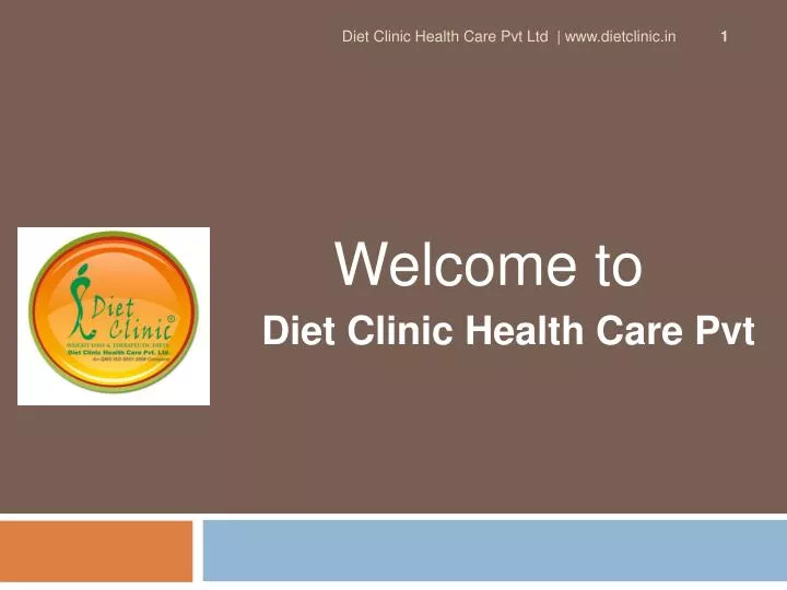 welcome to diet clinic health care pvt ltd