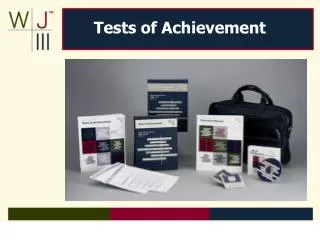 Tests of Achievement