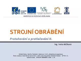 strojn obr b n