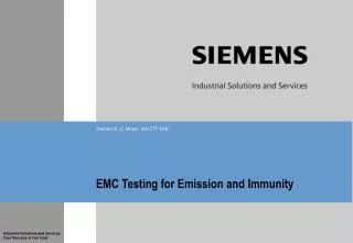 EMC Testing for Emission and Immunity