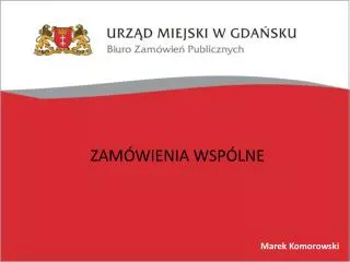 zam wienia wsp lne