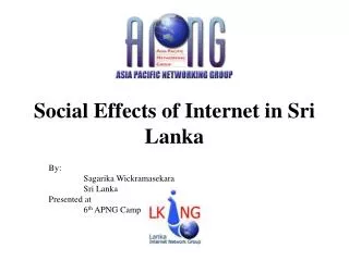 Social Effects of Internet in Sri Lanka