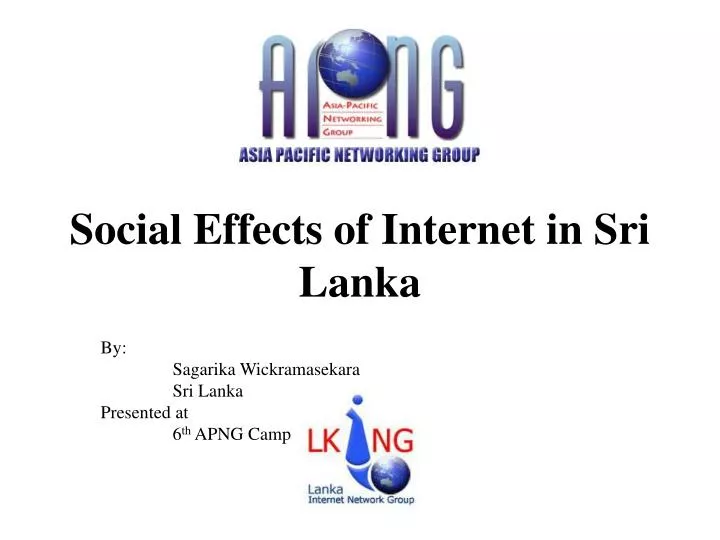 social effects of internet in sri lanka