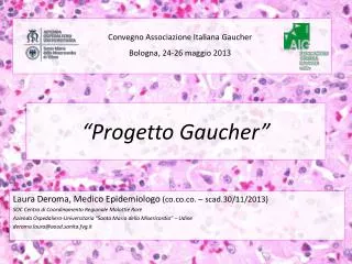 progetto gaucher