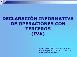 declaraci n informativa de operaciones con terceros iva