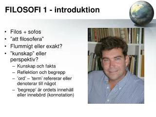 filosofi 1 introduktion