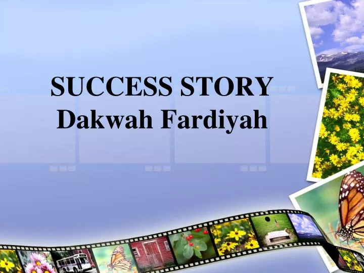 success story dakwah fardiyah