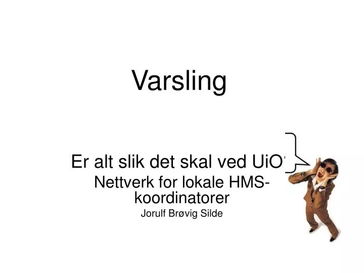 varsling