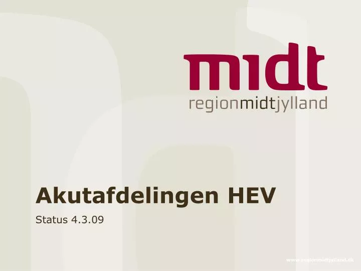 akutafdelingen hev