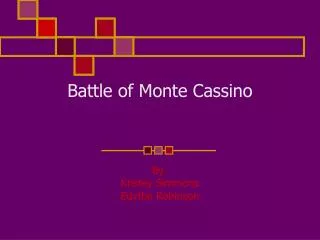 Battle of Monte Cassino