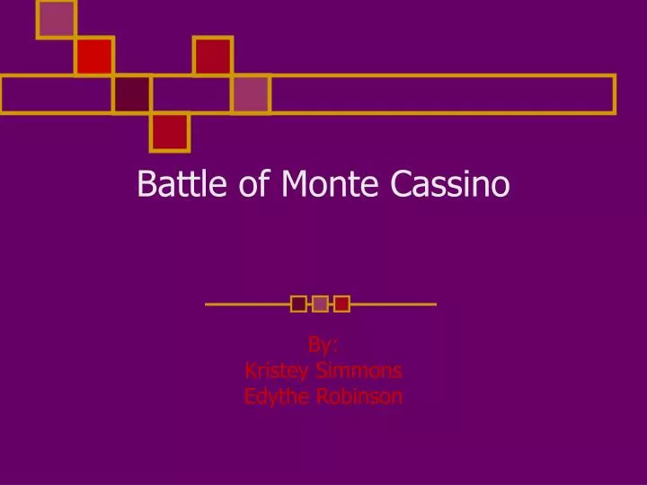 battle of monte cassino