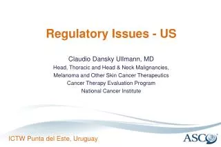 Regulatory Issues - US