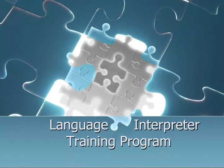 language interpreter training program
