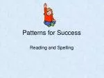 Patterns for Success - slide 1